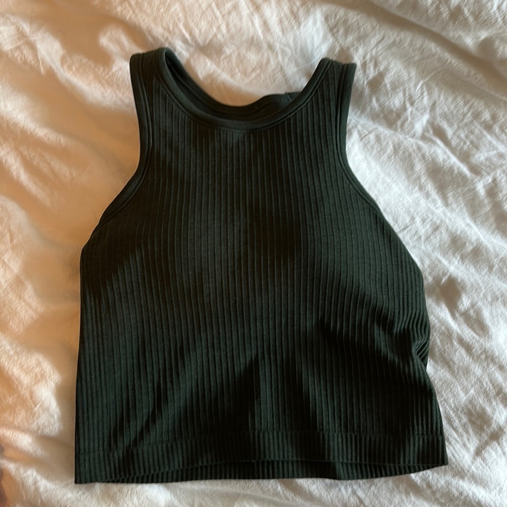 Lululemon Ebb to Street Cropped Racerback Tank
